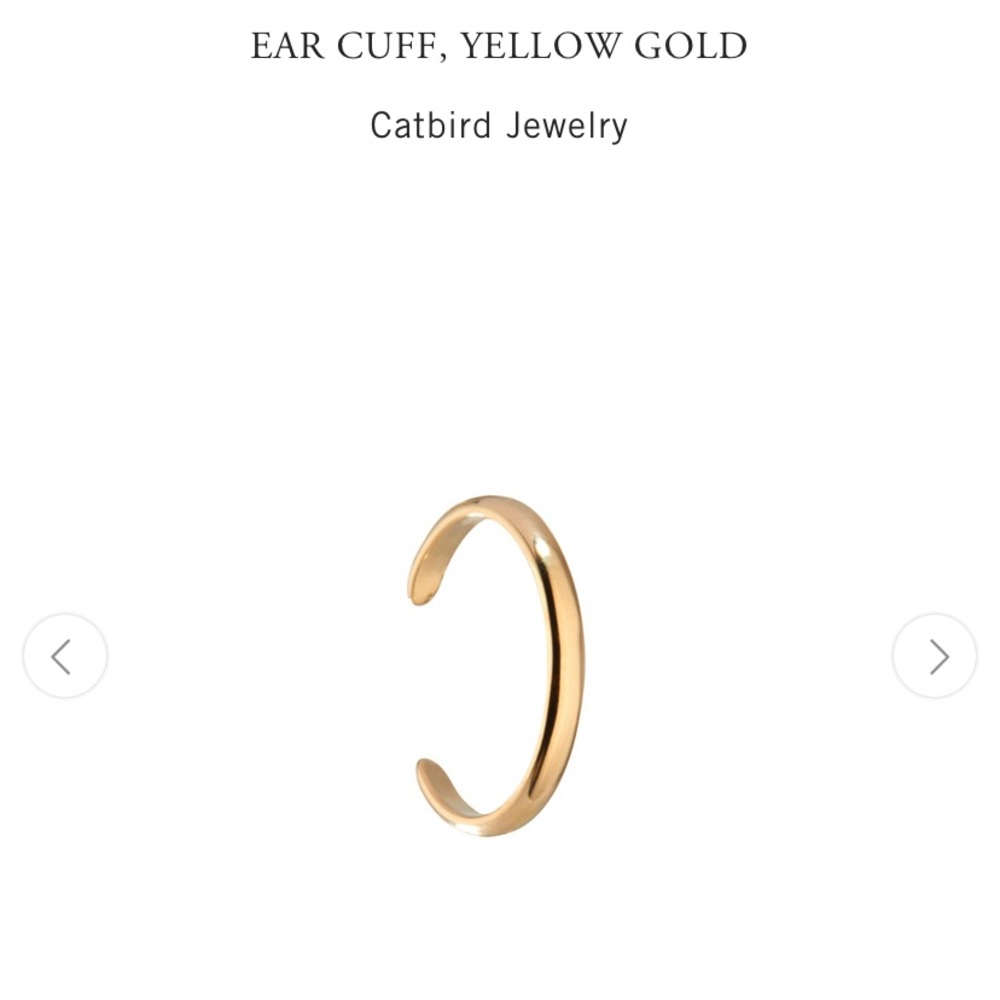 Catbird solid 14k ear cuff
